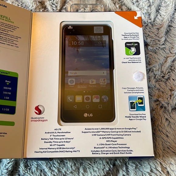 Tracfone with case - Picture 2 of 6